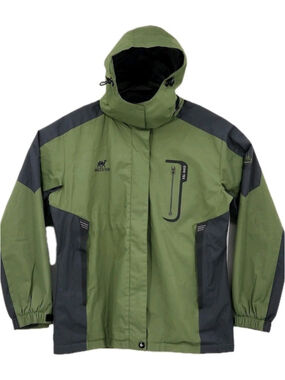 Gorp Core Camel Waterproof Softshell Jacket Mens M Hooded Outdoor